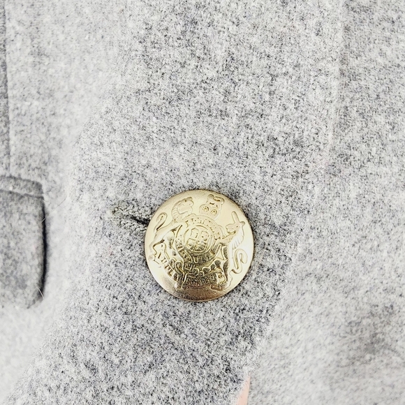 J. Crew Mercantile Wool Blend Gray Blazer Women's 6 - Picture 4 of 8
